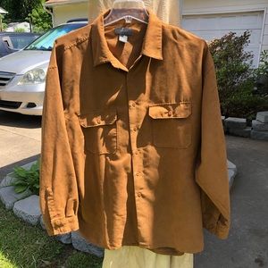 Buttery soft button up shirt, 2X/BIG